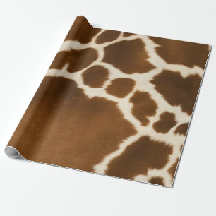 Elegante Kuh Imitate Leather Modern Collection Geschenkpapier