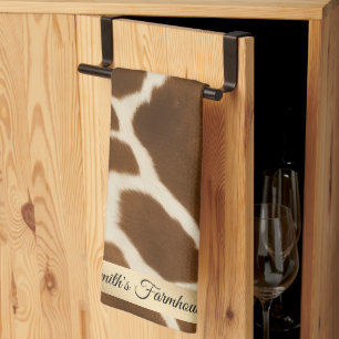 Elegante Kuh Imitate Leather Modern Collection Geschirrtuch