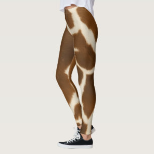 Elegante Kuh Imitate Leather Modern Collection Leggings