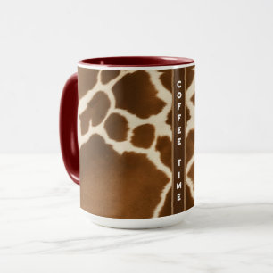 Elegante Kuh Imitate Leather Modern Collection Tasse