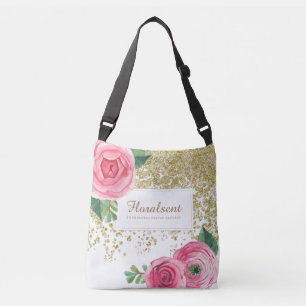 Elegante kundengerechte Boho Rosen-Tasche Tragetaschen Mit Langen Trägern