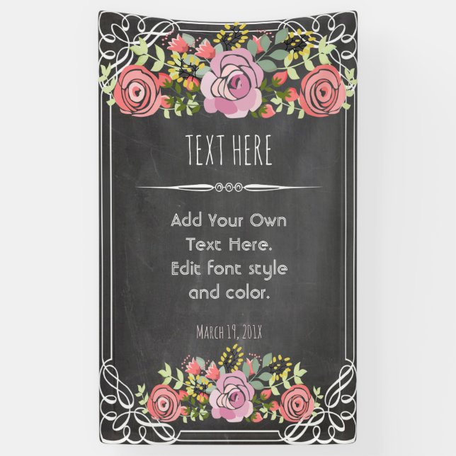 Elegante kundenspezifische Fahne Banner (Vertikal)