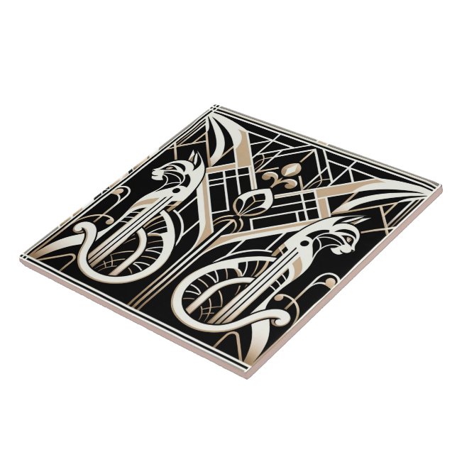 Elegante Kunst, Dichtung und Musik Fliese (Seite)