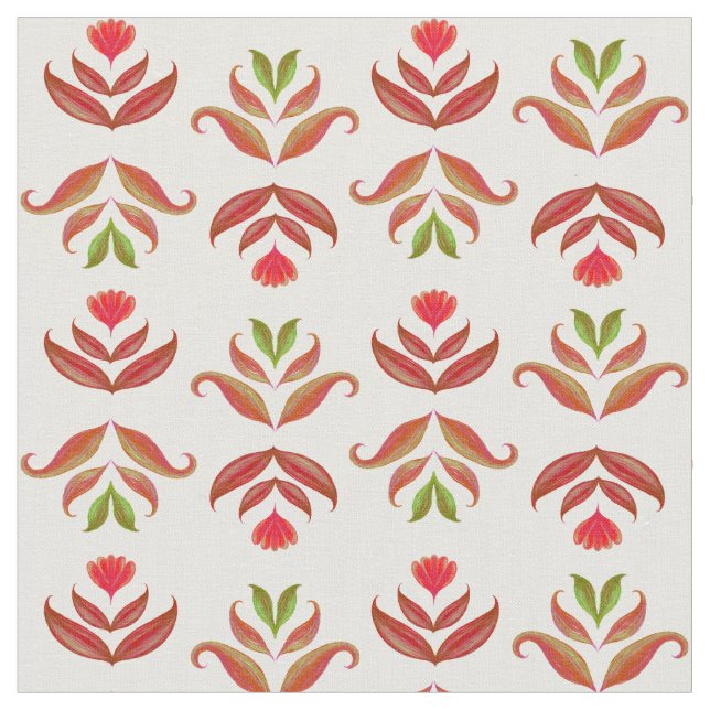 Elegante Kunst, Dichtung und Musik Gemütlicher Rus Stoff (Nahaufnahme)