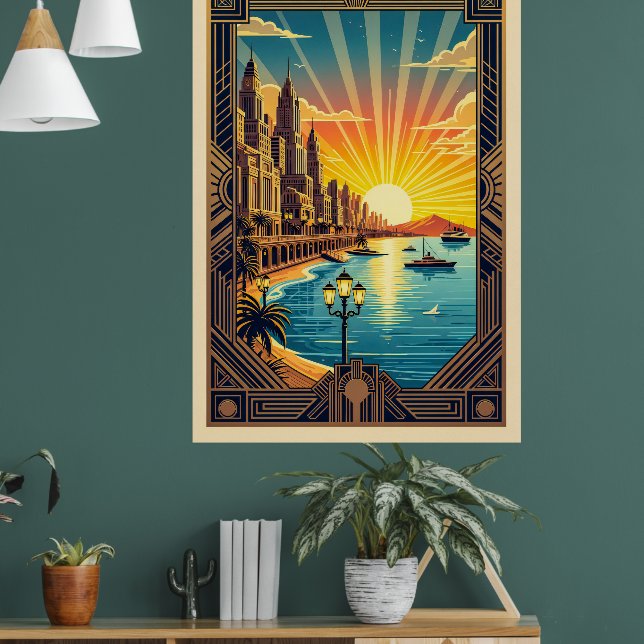 Elegante Kunst, Dichtung und Musik Poster (Wohnzimmer 1)