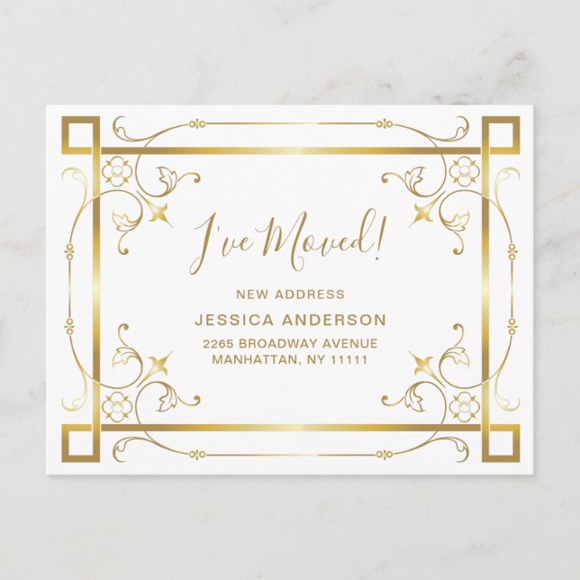 Elegante Kunst, Dichtung und Musik Postkarte (Vorderseite)