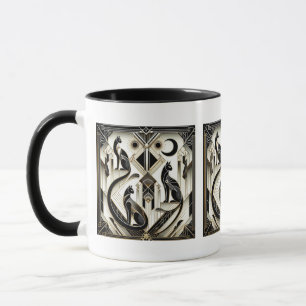 Elegante Kunst, Dichtung und Musik Tasse
