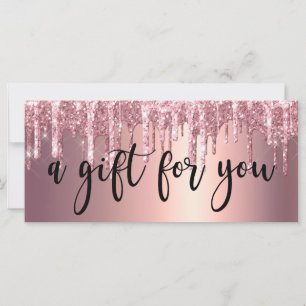 Elegante Kupfer-Rose Gold Glitzer Tropfen Haar Mak