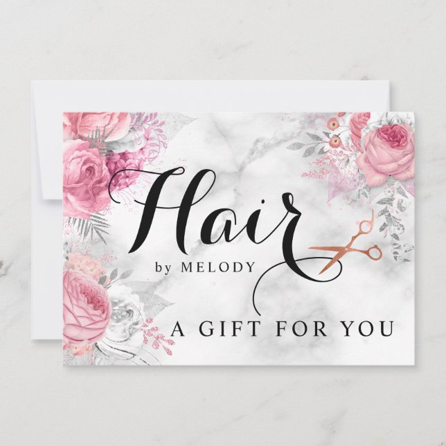 Elegante Kupferschere aus Rose (Vorderseite)