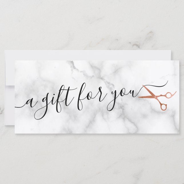 Elegante Kupferschere aus Rose