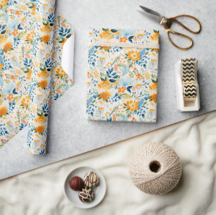 Elegante Küste: Capri Inspiriert Dusche Kunst Geschenkpapier
