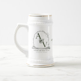 Elegante Küsten-Stein-Mug Bierglas