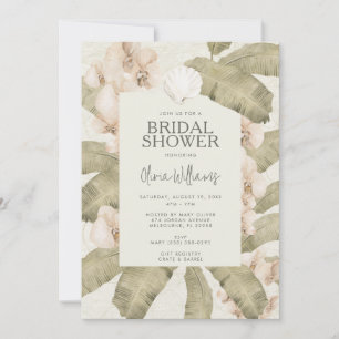 Elegante Küstenstrand-Brautjungfern-Einladung Einladung