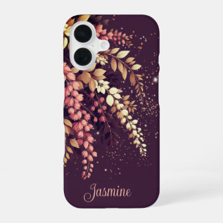 Elegante Laburnum-Kaskade iPhone 16 Hülle
