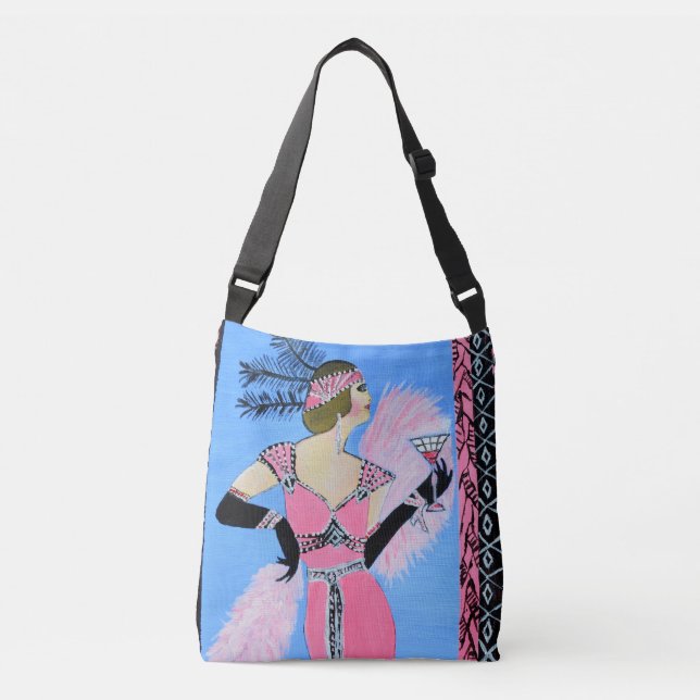 Elegante Lady Crossbody Bag Tragetaschen Mit Langen Trägern (Vorderseite)