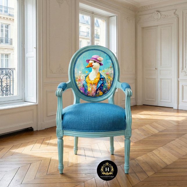 Elegante Lady Goose Whimsical Spring Decoupage Seidenpapier (Von Creator hochgeladen)