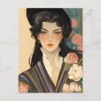 Elegante Lady in einem Hut