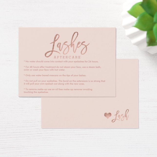 Elegante Lashes Rose (Schreibtisch)