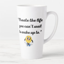 Elegante Latte Art Tasse