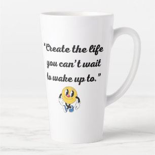 Elegante Latte Art Tasse