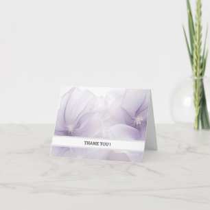 Elegante Lavendel-Dankeskarten Anpassbar Dankeskarte