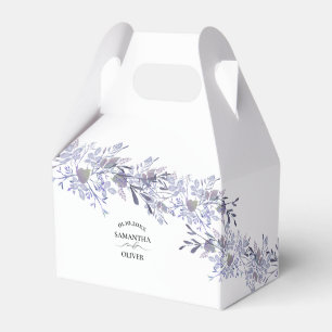 Elegante Lavendel-Gastgeschenk Hochzeit Geschenkschachtel