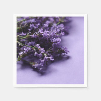 Elegante Lavendel-Papier-Serviette Serviette
