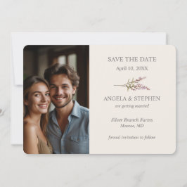 Elegante Lavendel-, Rosé- und Creme-Wildblumen-Fot