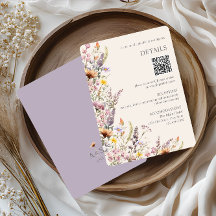 Elegante Lavendel-, Rosé- und Cremefarbene Wildblu