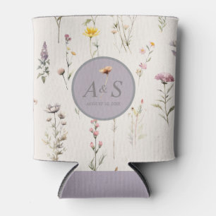 Elegante Lavendel-, Rosenholz- und cremefarbene Wi Dosenkühler