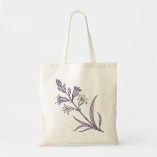 Elegante Lavender-Blume Tragetasche