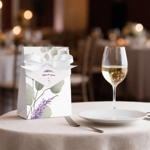 Elegante Lavender Eucalyptus-Blätter Geschenkschachtel