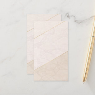 Elegante leere Terminkarte – Elfenbein & Gold