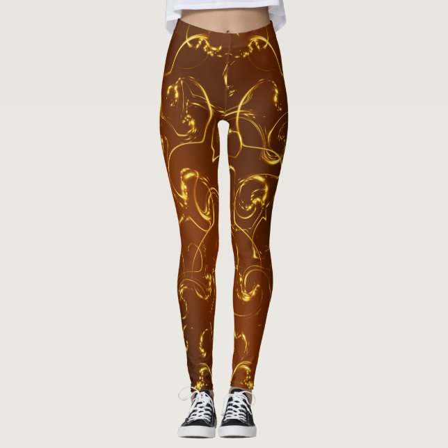 elegante Leggings in festlichen Farben, modern han (Vorderseite)