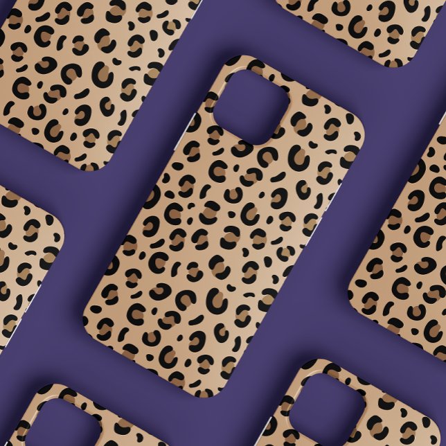 Elegante Leopard Animal Print iPhone Hülle (Von Creator hochgeladen)