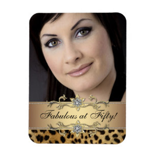 Elegante Leopard-Fotomagnete Magnet