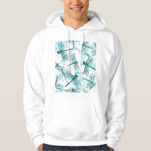 Elegante Libellen: Watercolor Wonder Hoodie