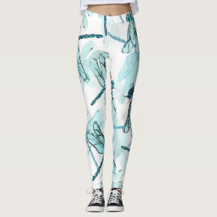 Elegante Libellen: Watercolor Wonder Leggings