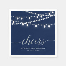 Elegante Lichter Erwachsene Geburtstagsparty