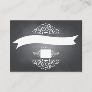 Elegante Liebe Chalkboard Hochzeitssaison Platzkar Platzkarte