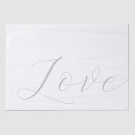 Elegante Liebe Hochzeit Seidenpapier