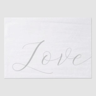 Elegante Liebe Hochzeit Seidenpapier