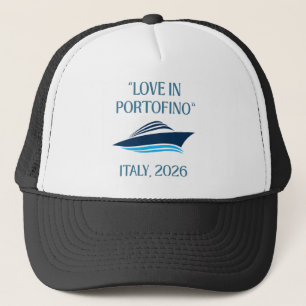 Elegante Liebe in Portofino Italien Kreuzfahrt 202 Truckerkappe