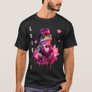 Elegante Liebe ist mit Valentinstag des Herzens T-Shirt