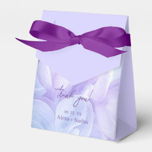 Elegante Light Lila Lilac Blume Hochzeit Geschenkschachtel