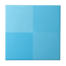 Elegante Light Sky Blue Squares Minimalistisch Fliese
