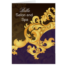 elegante lila blüh Business Dankeschön Karten