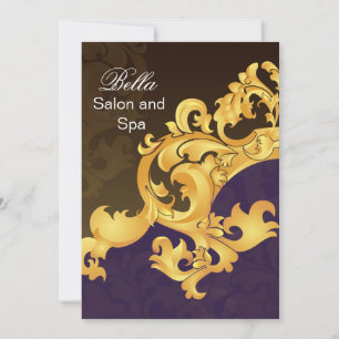 elegante lila blüh Business Dankeschön Karten