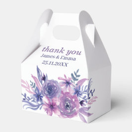 Elegante Lila Blume, maßgeschneiderte Hochzeit Geschenkschachtel