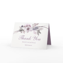 Elegante Lila BlumenschluchtVielen Dank